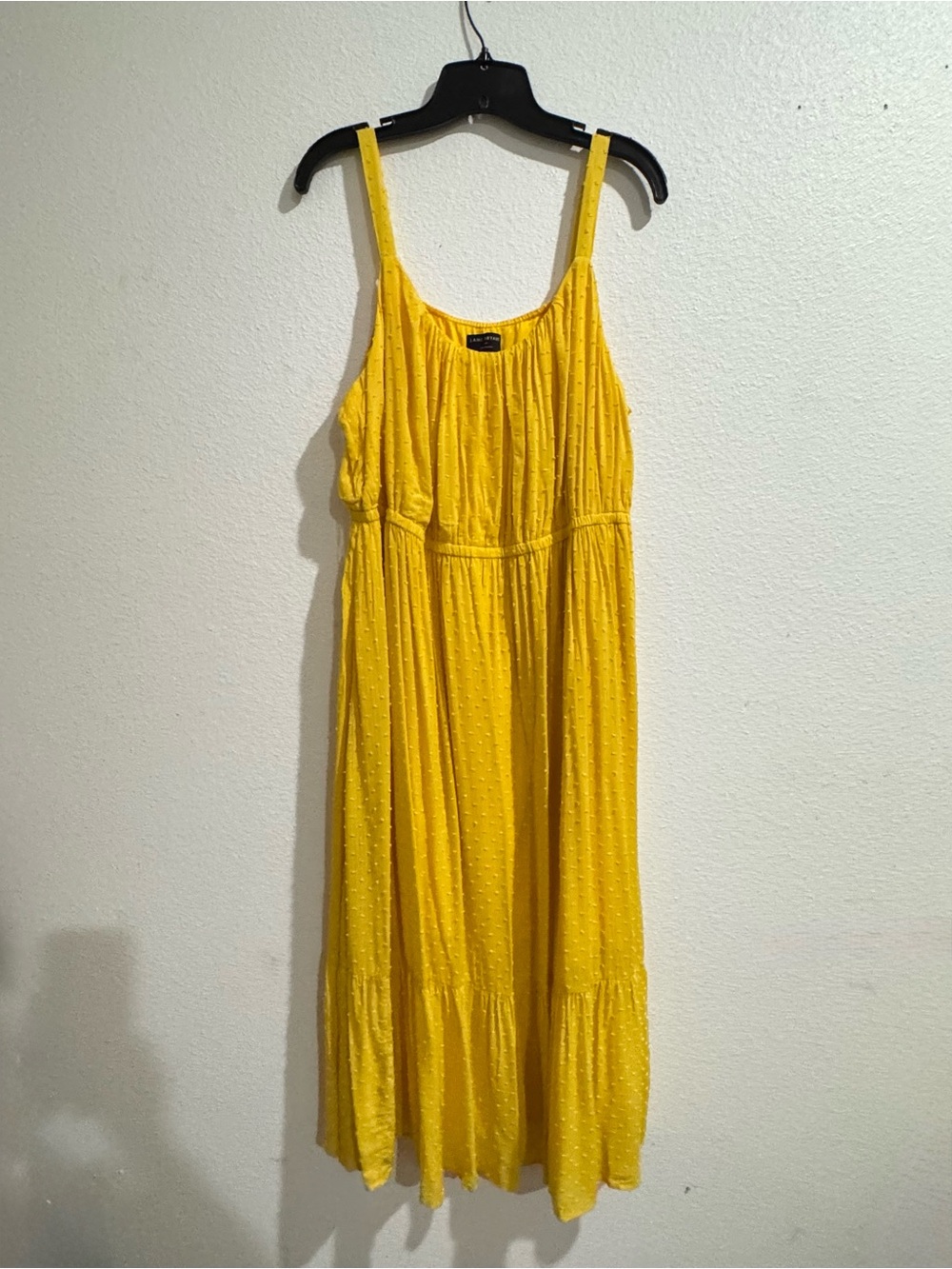 Lane Bryant Bright Yellow Midi Sun Dress